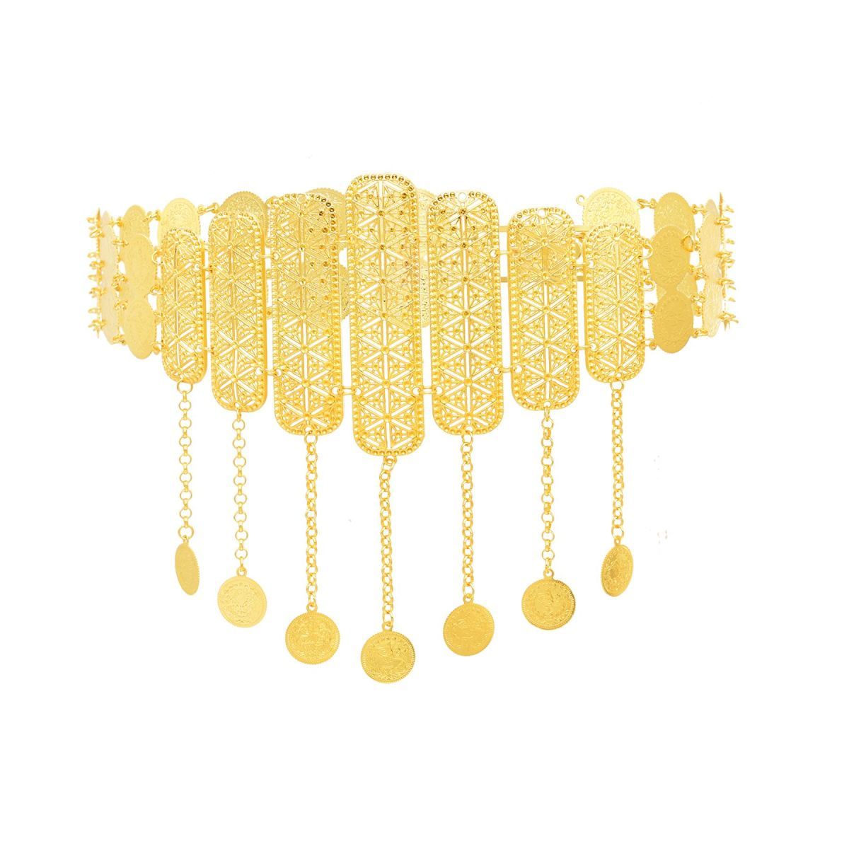 Body Jewelry Dubai - Sabuk Berlapis Emas 24K Kelas Atas