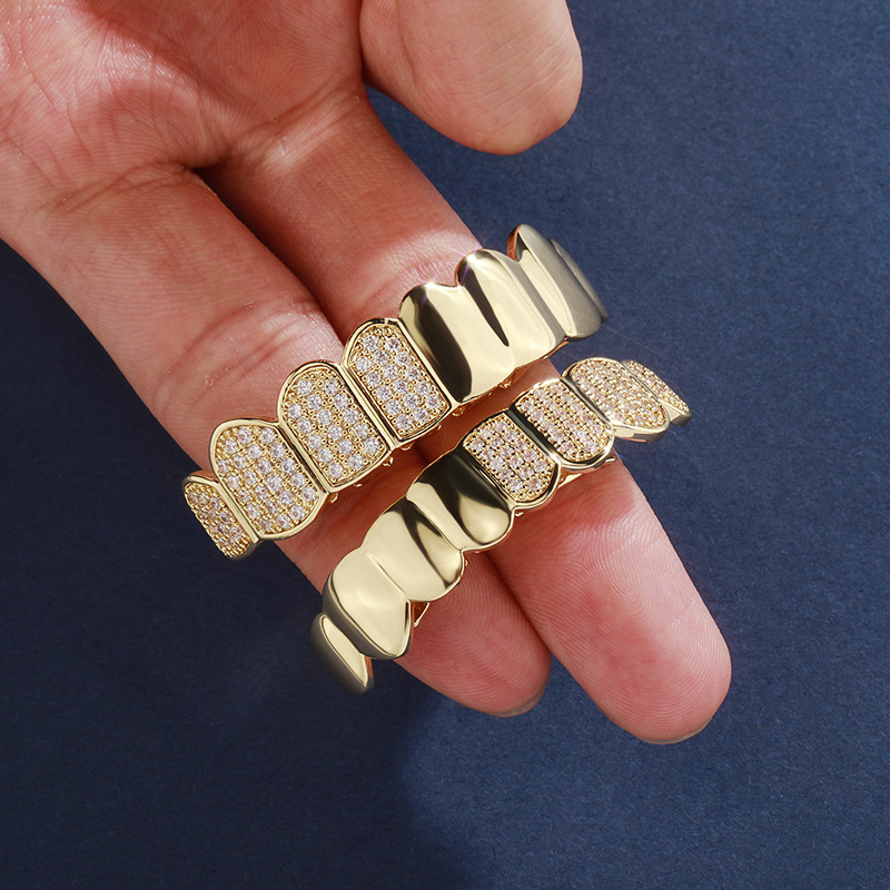 Body Jewelry High End - Grillz Punk Rapper Berkualitas Tinggi, Desain