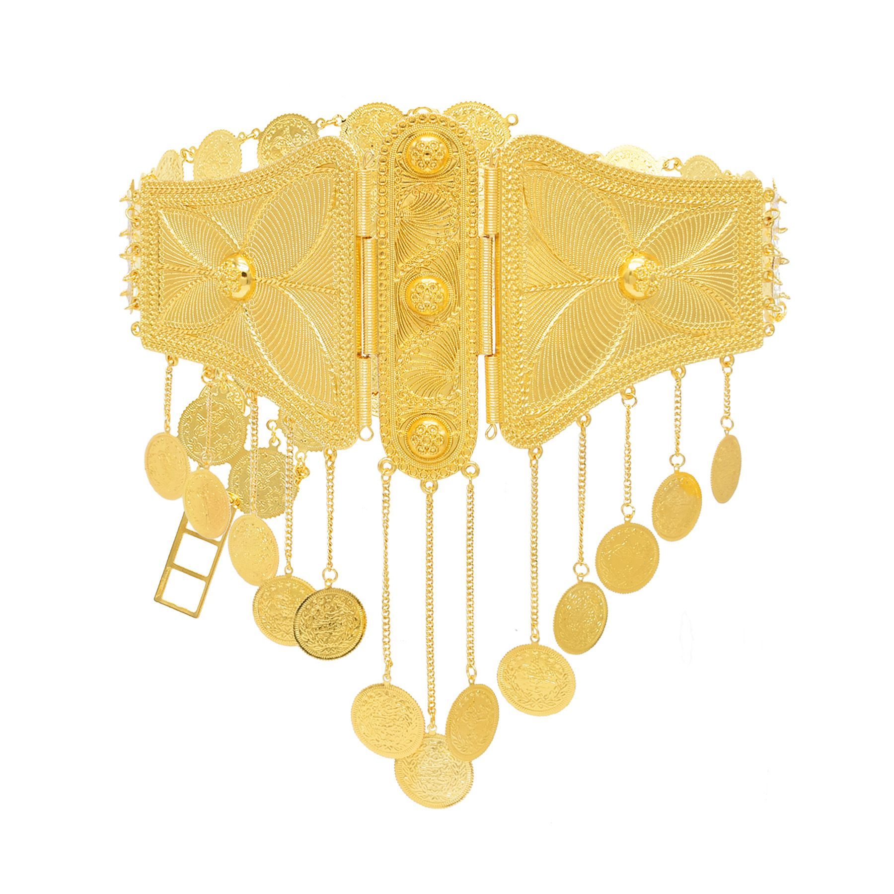 Body Jewelry Dubai - Popodion baru Dubai 24K sabuk rumbai