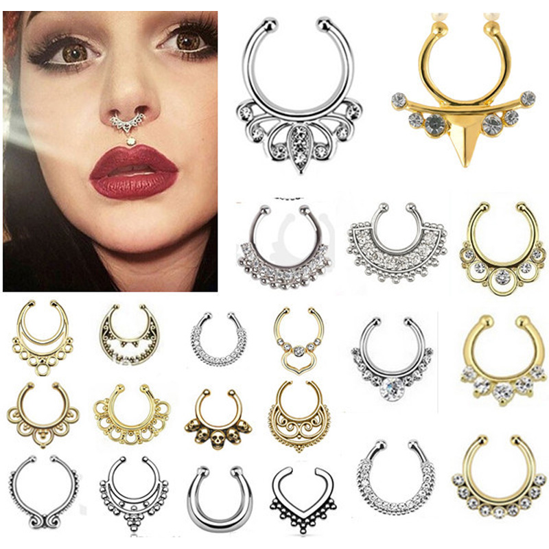 Body Jewelry Indian - Anting-Anting Kristal Indian untuk Wanita Mode