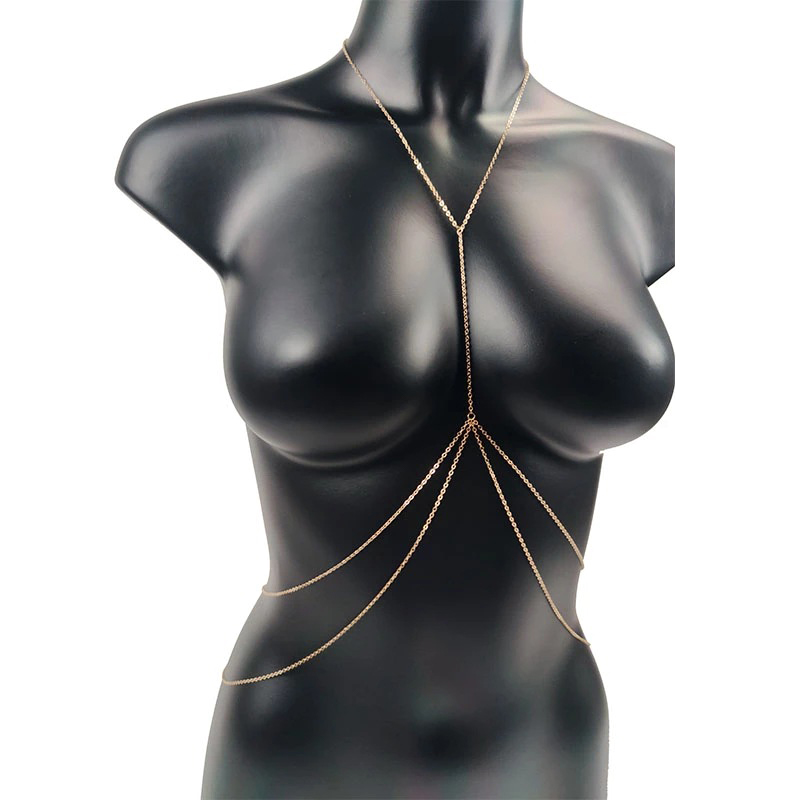 Perhiasan Tubuh rantai dada se - Body Jewelry Harness ulasan dan harga