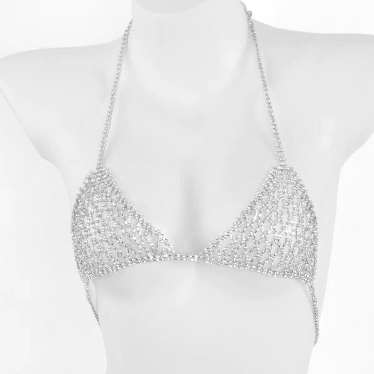 1 rantai dada berbahan jaring  - Body Jewelry Chest ulasan dan harga