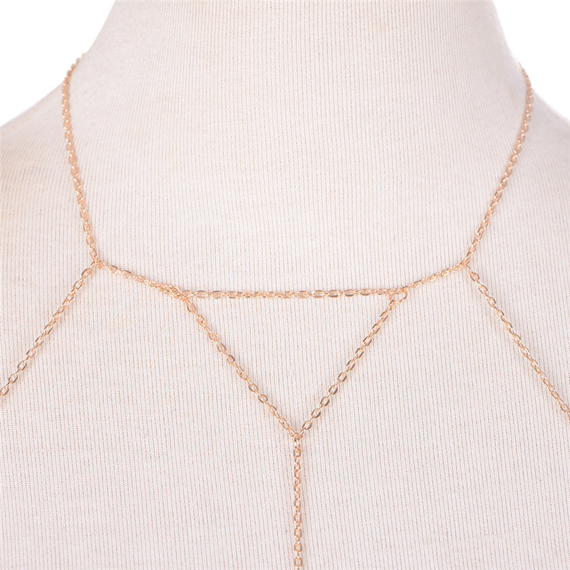 Kalung V rantai modis wanita,  - Body Jewelry Harness ulasan dan harga