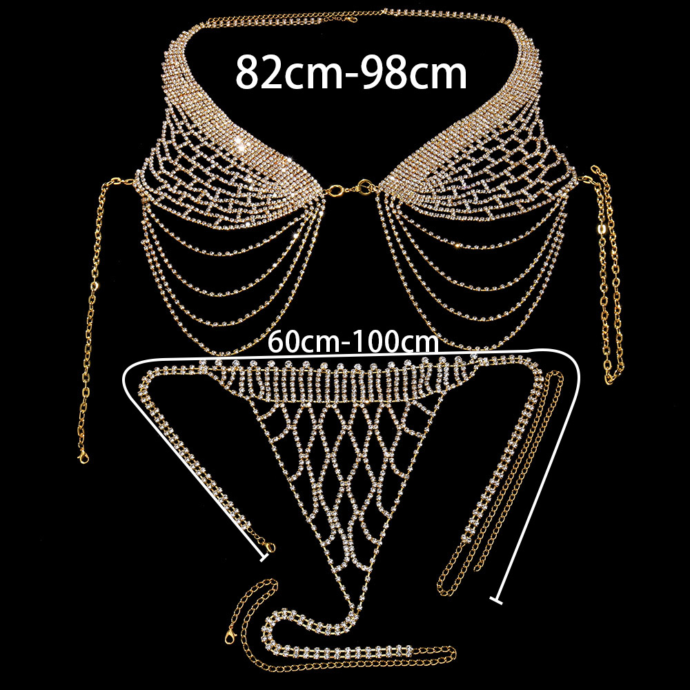 Stonefans pakaian dalam rumbai - Body Jewelry Harness ulasan dan harga