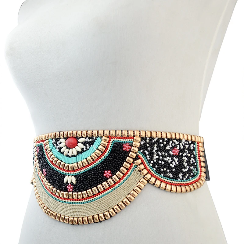 Manik-manik pinggang warna-war - Body Jewelry Indian ulasan dan harga