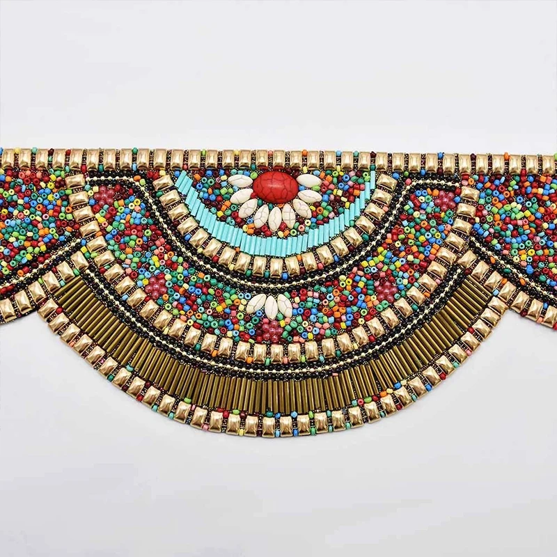 Manik-manik pinggang warna-war - Body Jewelry Indian ulasan dan harga