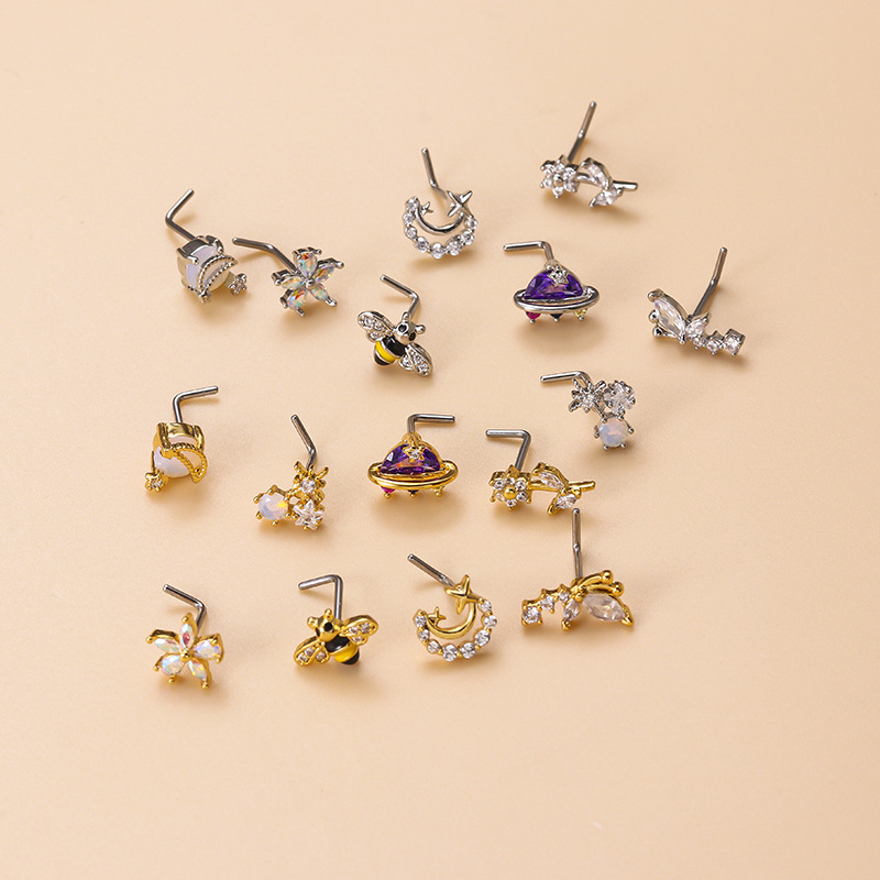 20G mode 316L baja nirkarat be - Body Jewelry Indian ulasan dan harga