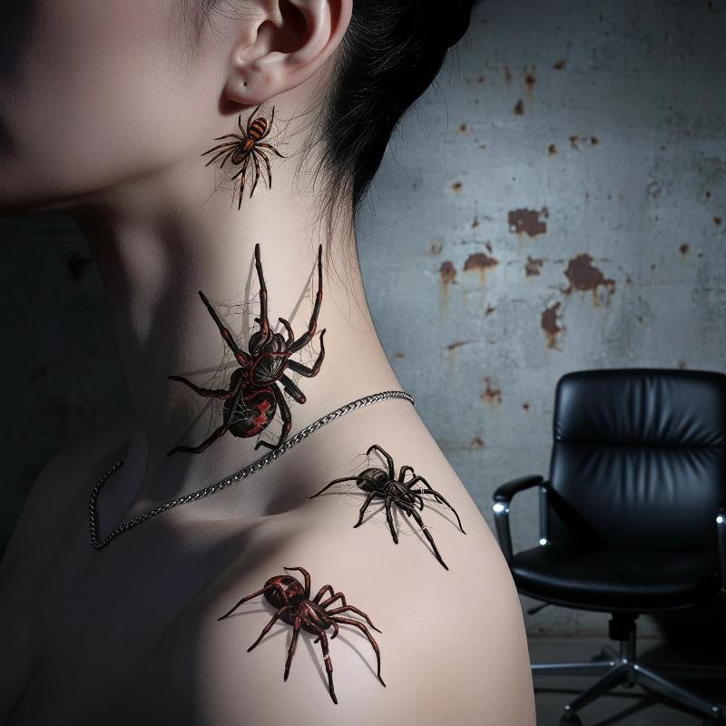 5 buah stiker tato temporer ta - Body Jewelry Waterproof ulasan dan harga