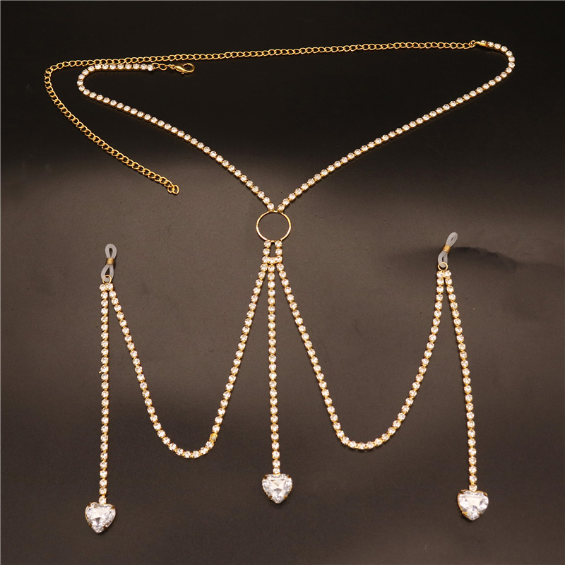 2023 Baru Modis Putih Hati Put - Body Jewelry Harness ulasan dan harga