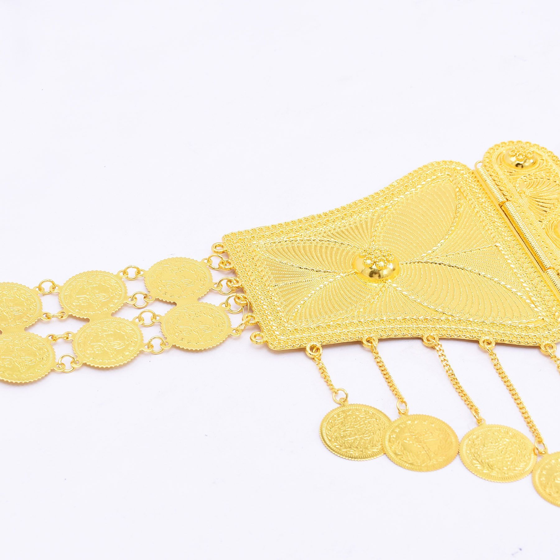 Popodion baru Dubai 24K sabuk  - Body Jewelry Dubai ulasan dan harga