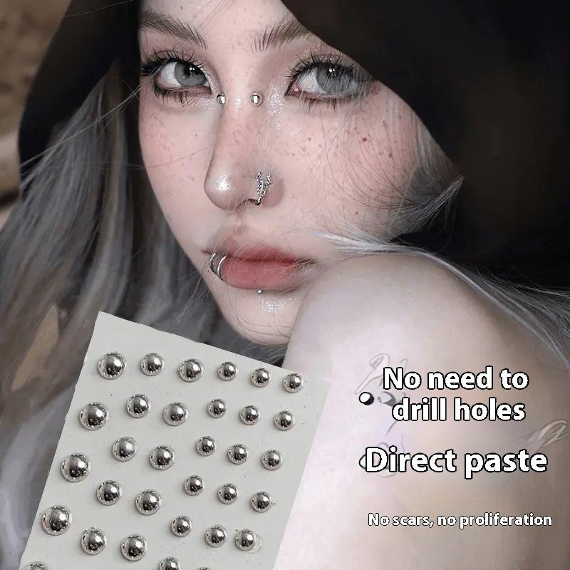 321 Buah Stiker Kancing Bibir  - Body Jewelry Waterproof ulasan dan harga