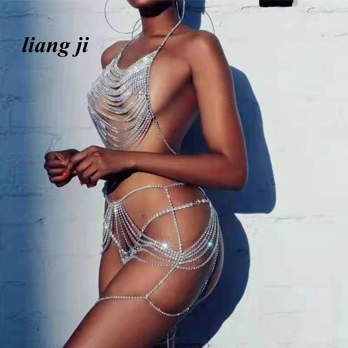 Rantai tubuh seksi rantai ping - Body Jewelry Chest ulasan dan harga