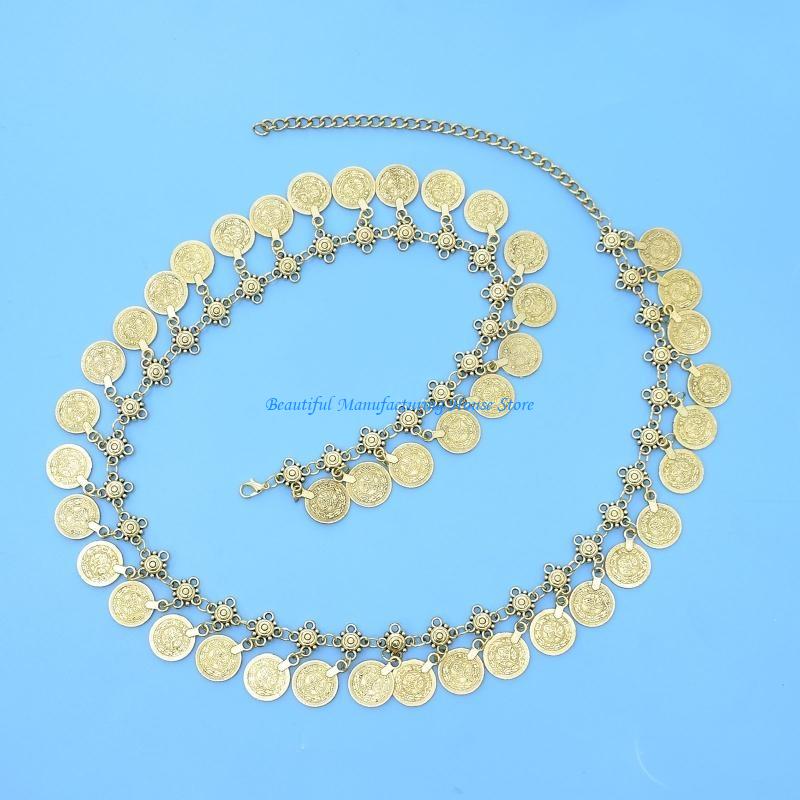 E56A Koin Rantai Perut Gaun Ta - Body Jewelry Indian ulasan dan harga