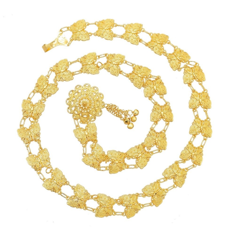 Rantai Pinggang Etnis Vintage  - Body Jewelry Indian ulasan dan harga