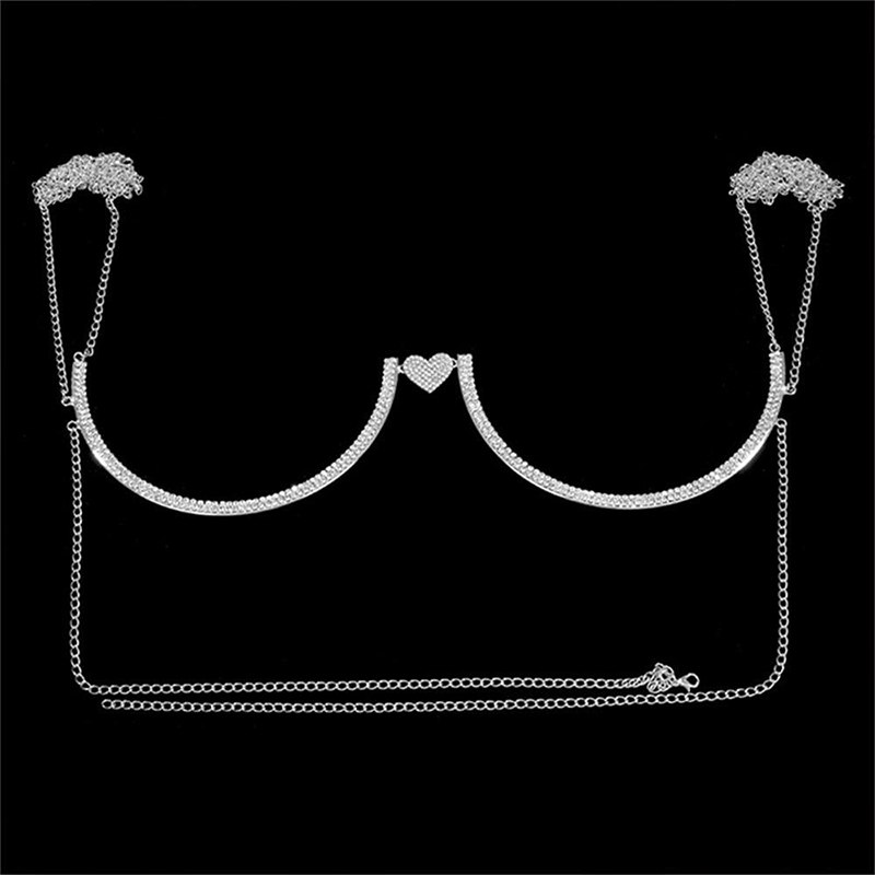 Stonefans braket dada berlian  - Body Jewelry Harness ulasan dan harga